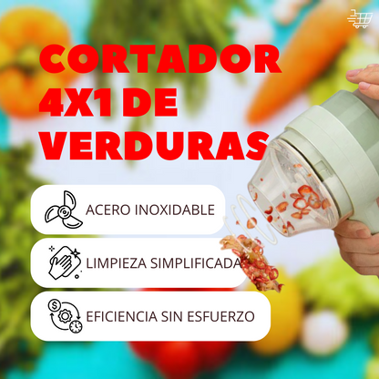 Cortador de verduras 4 en 1